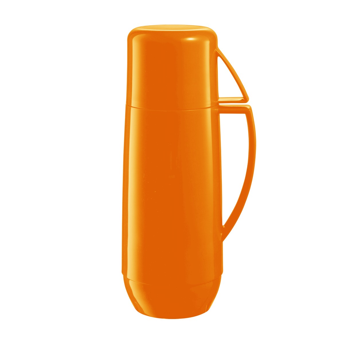 Isolierflasche mit Tasse FAMILY COLORI 1,0 l, orange