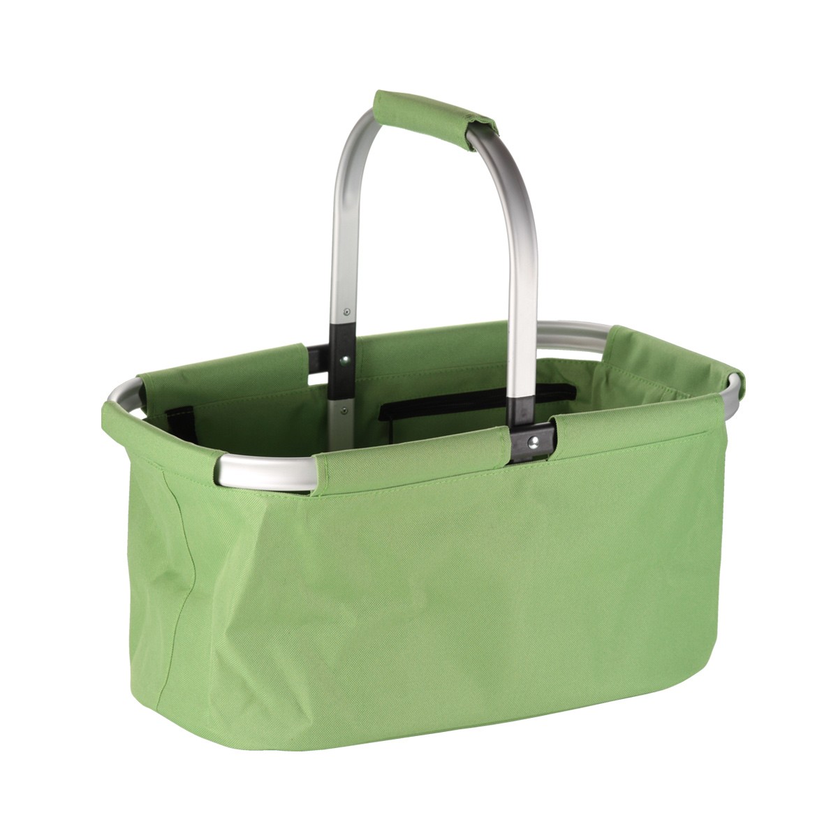 Składany koszyk na zakupy SHOP!, zielony