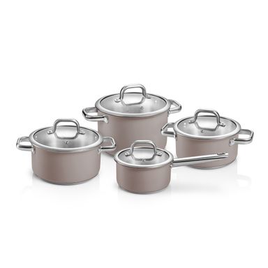 Topfset DELIGHT Taupe, 8-teilig