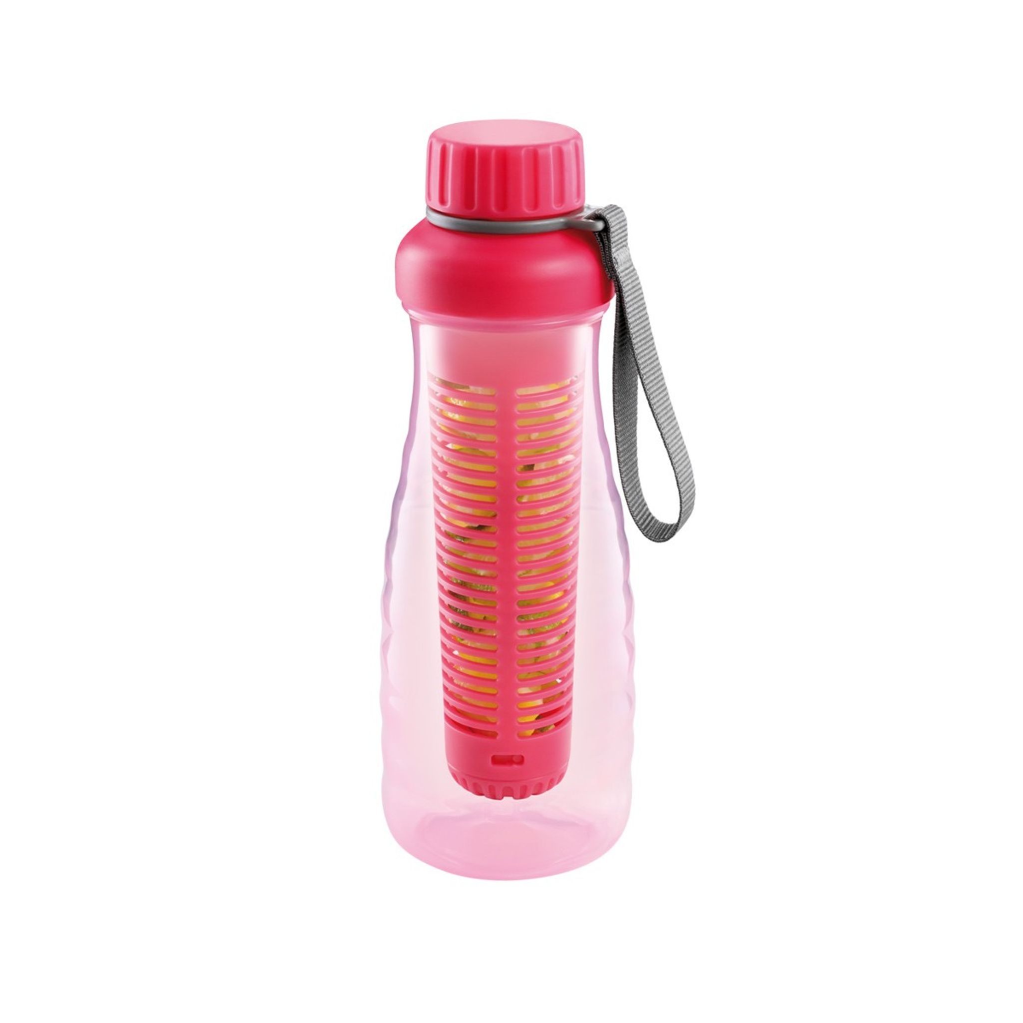 Trinkflasche mit Fruchteinsatz myDRINK 0.7 l, rosa