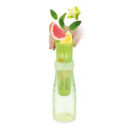 Trinkflasche mit Fruchteinsatz myDRINK 0.7 l, grün