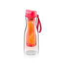 Trinkflasche mit Fruchteinsatz PURITY 0.7 l, rot