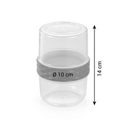 Two-piece food container 4FOOD, 350/350 ml