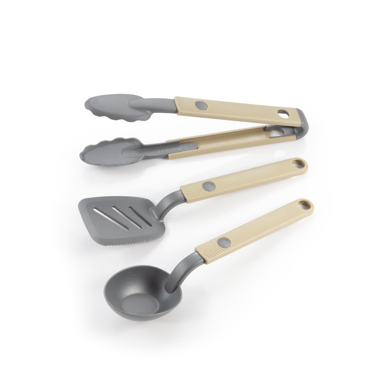 Westmark Set Di 3 Posate Da Cucina In Plastica Resistente Al Calore – 2 Cucchiai E 1 Paletta, Nero, Made In Germany, Lavabili In Lavastoviglie - 3