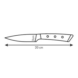 Utility knife AZZA small middle pointed 9 cm