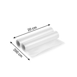 Vacuum sealer film roll 4FOOD 20 x 200 cm, 2 pcs