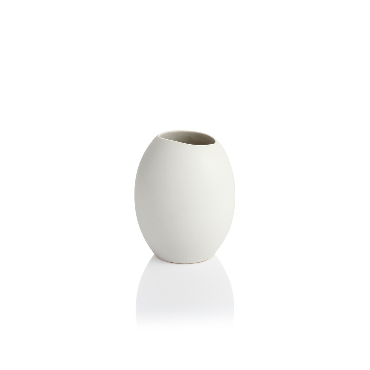 Vase FANCY HOME Stones 11 cm, weiß