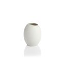 Vase FANCY HOME Stones 11 cm, white