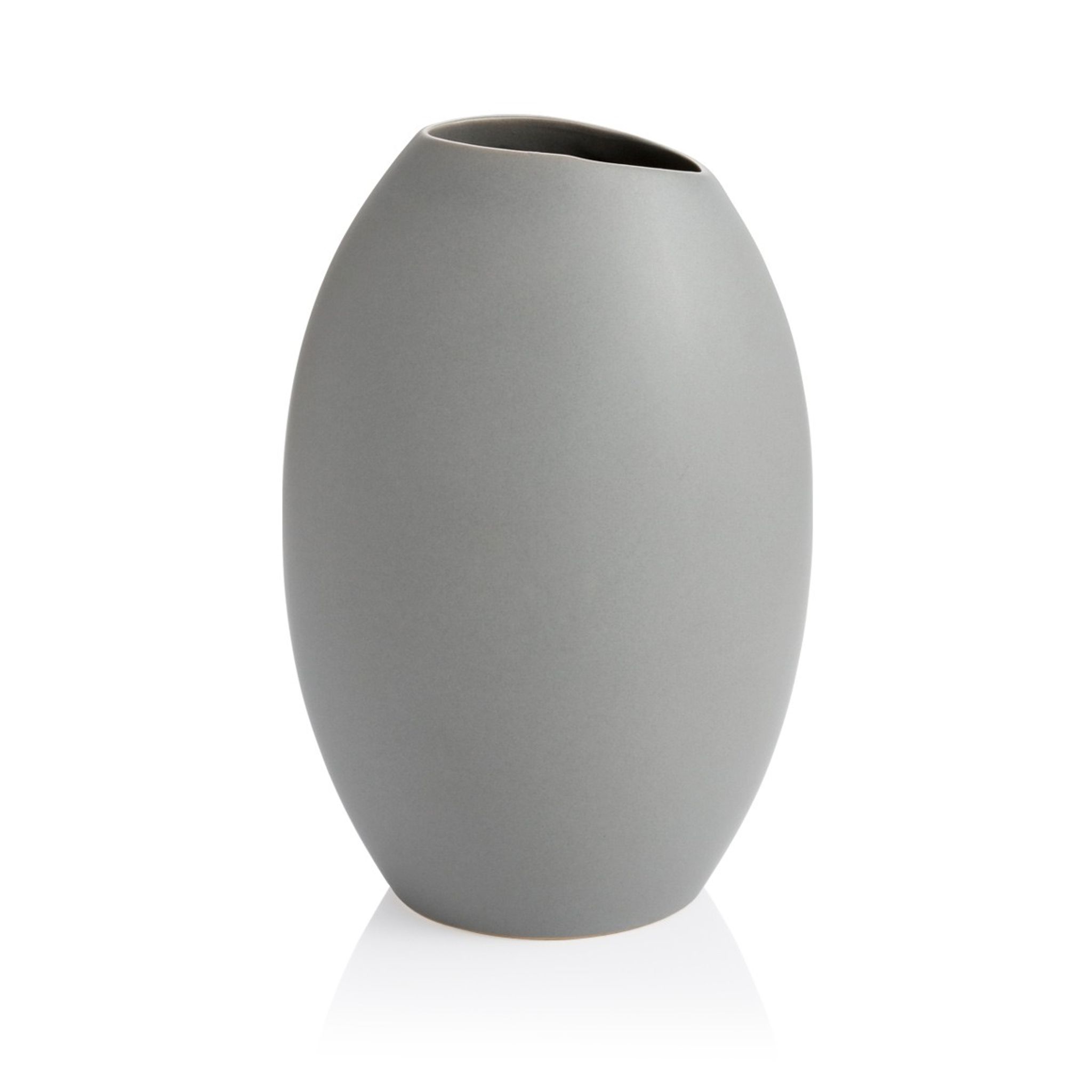 Vase FANCY HOME Stones 23 cm, grau