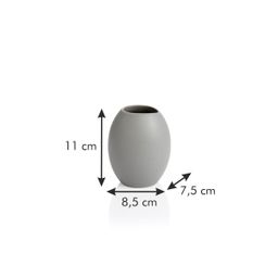 Vaso FANCY HOME Stones 11 cm, bianco