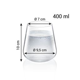 Vaso GIORGIO 400 ml, 6 pzs