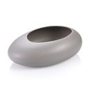 Vaso ovale basso FANCY HOME, Stones, grigio