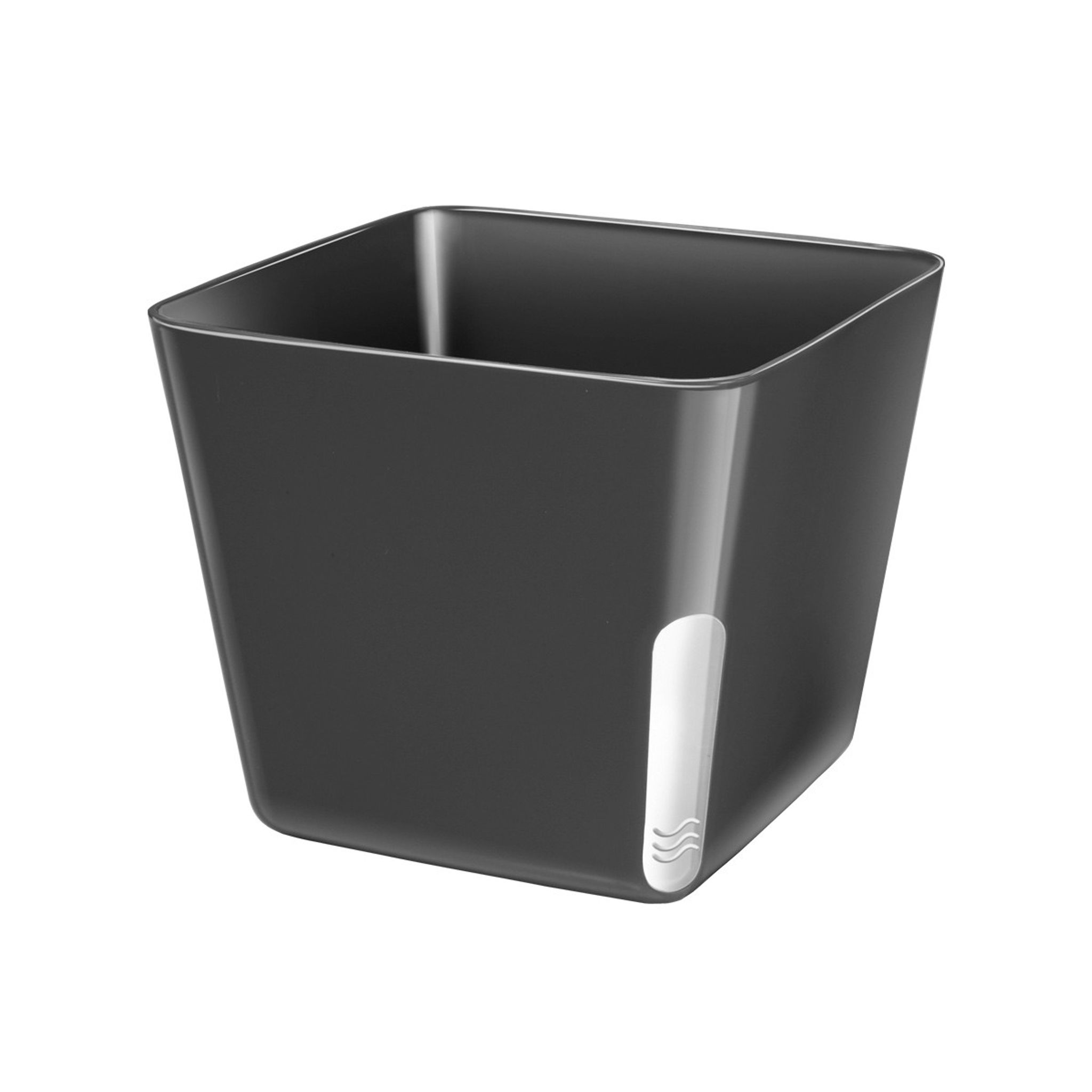 Vaso per piante SENSE, quadrato, grigio