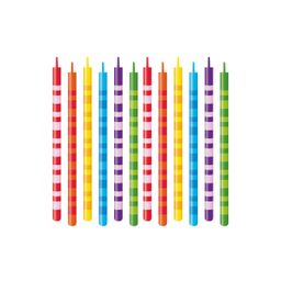 Velas para tarta de cumpleanos DELÍCIA KIDS 10 cm, 12 pzs