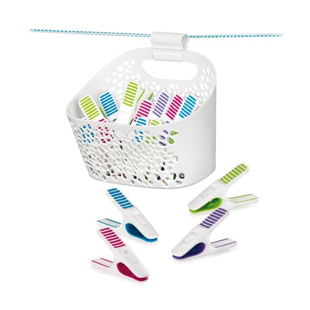 Wäscheklammern im Korb CLEAN KIT, 20 St.