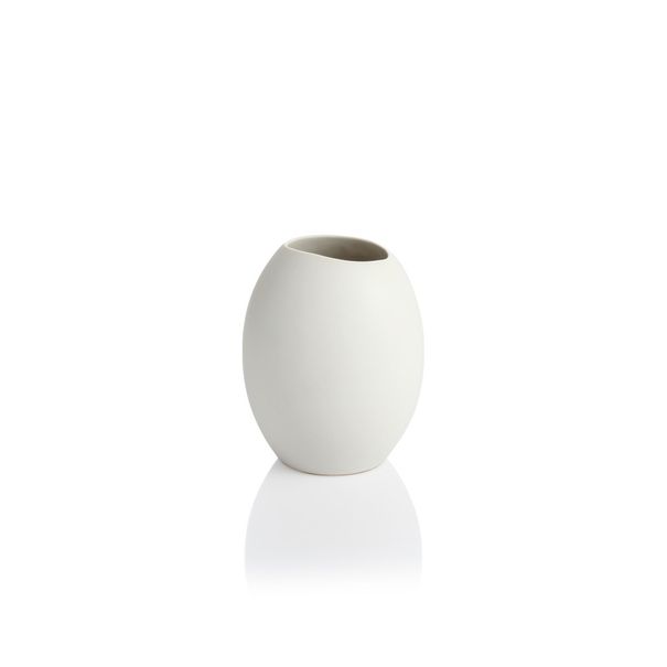 Wazon FANCY HOME Stones 11 cm, biały