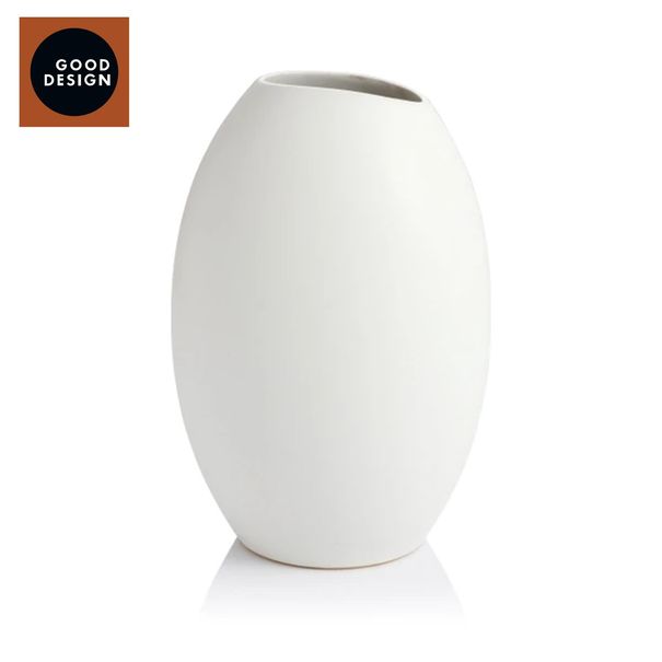 Wazon FANCY HOME Stones 23 cm, biały (zdjęcie 5)
