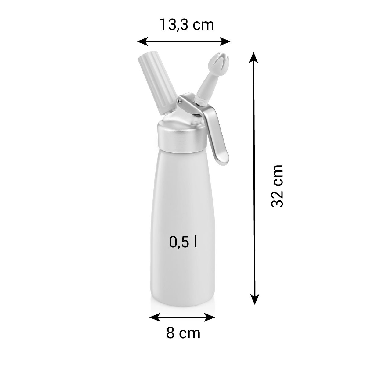 Whipped cream dispenser DELÍCIA 0.5 l