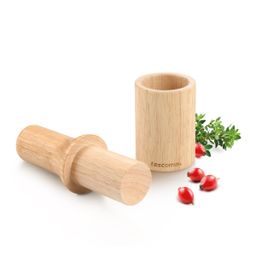 Wooden mortar and pestle ONLINE ø 6 cm