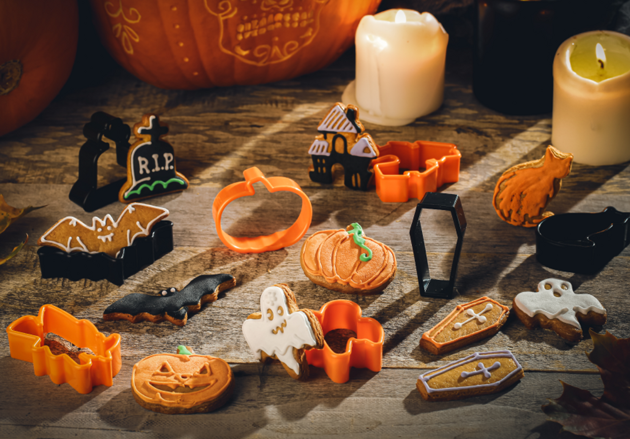 Gruselige Ausstecher für Halloween-Kekse