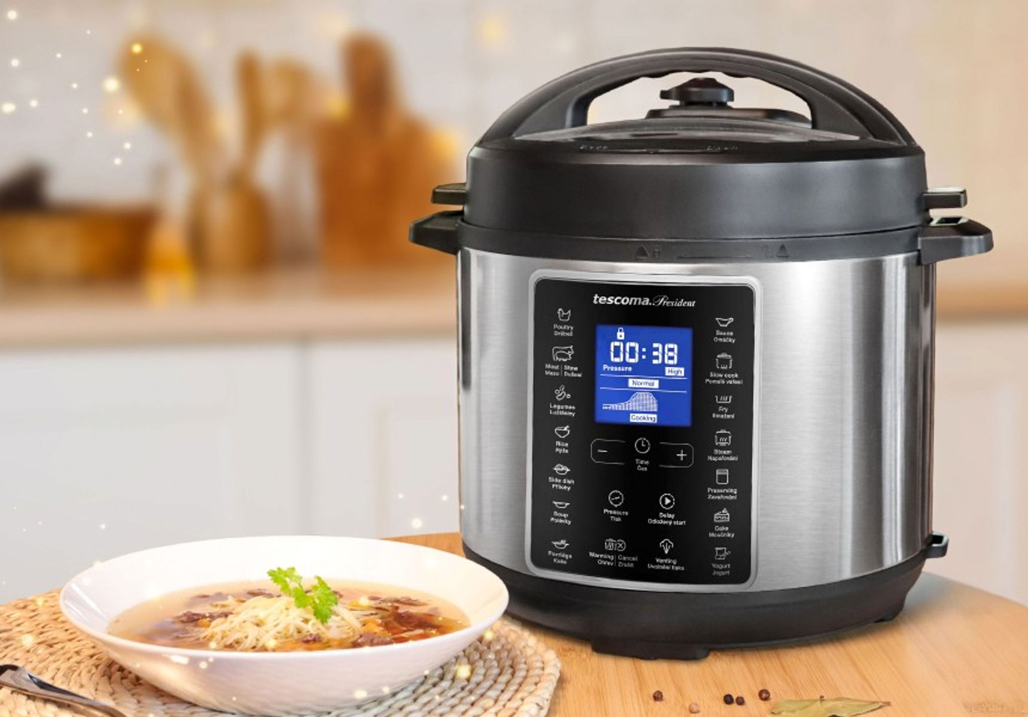 Kocht Fleisch, Gemüse, Brühe - sogar Joghurt!