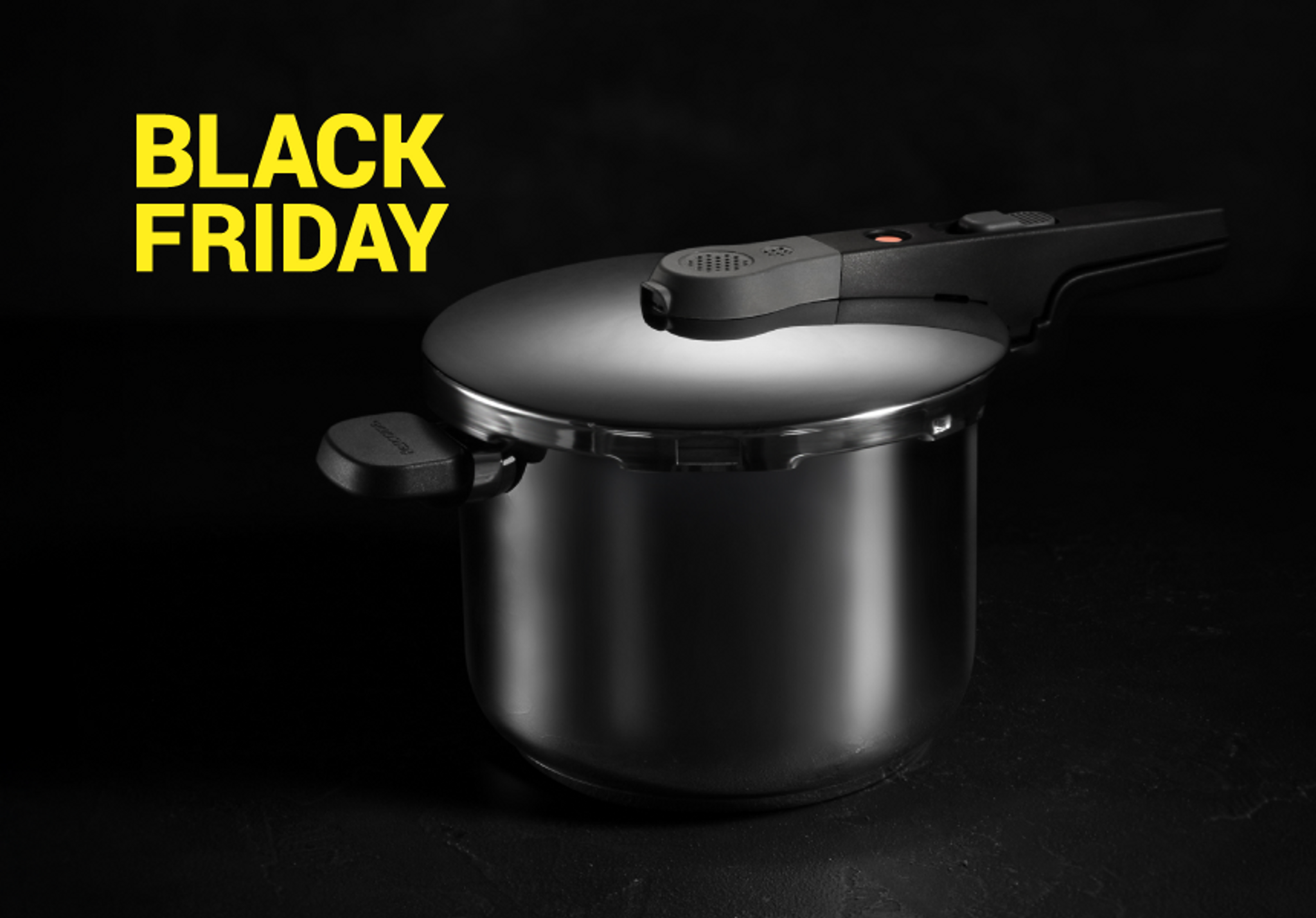 Moderner und sicherer Schnellkochtopf mit herausnehmbarem Ventil