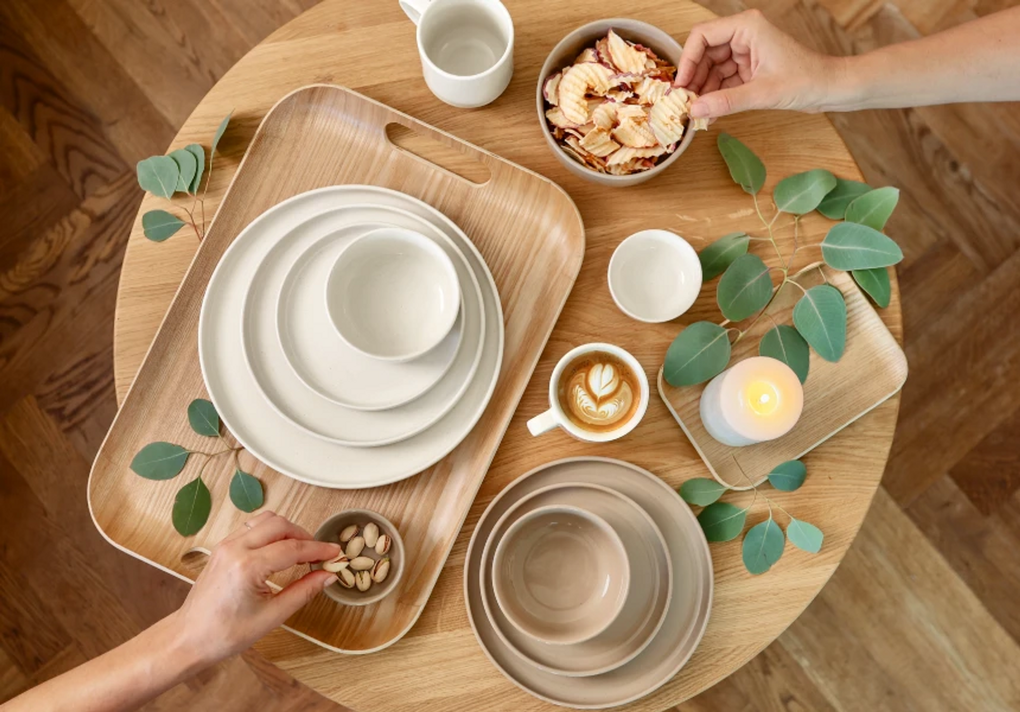 Krémové alebo mocca? Kombinujte oba odtiene!