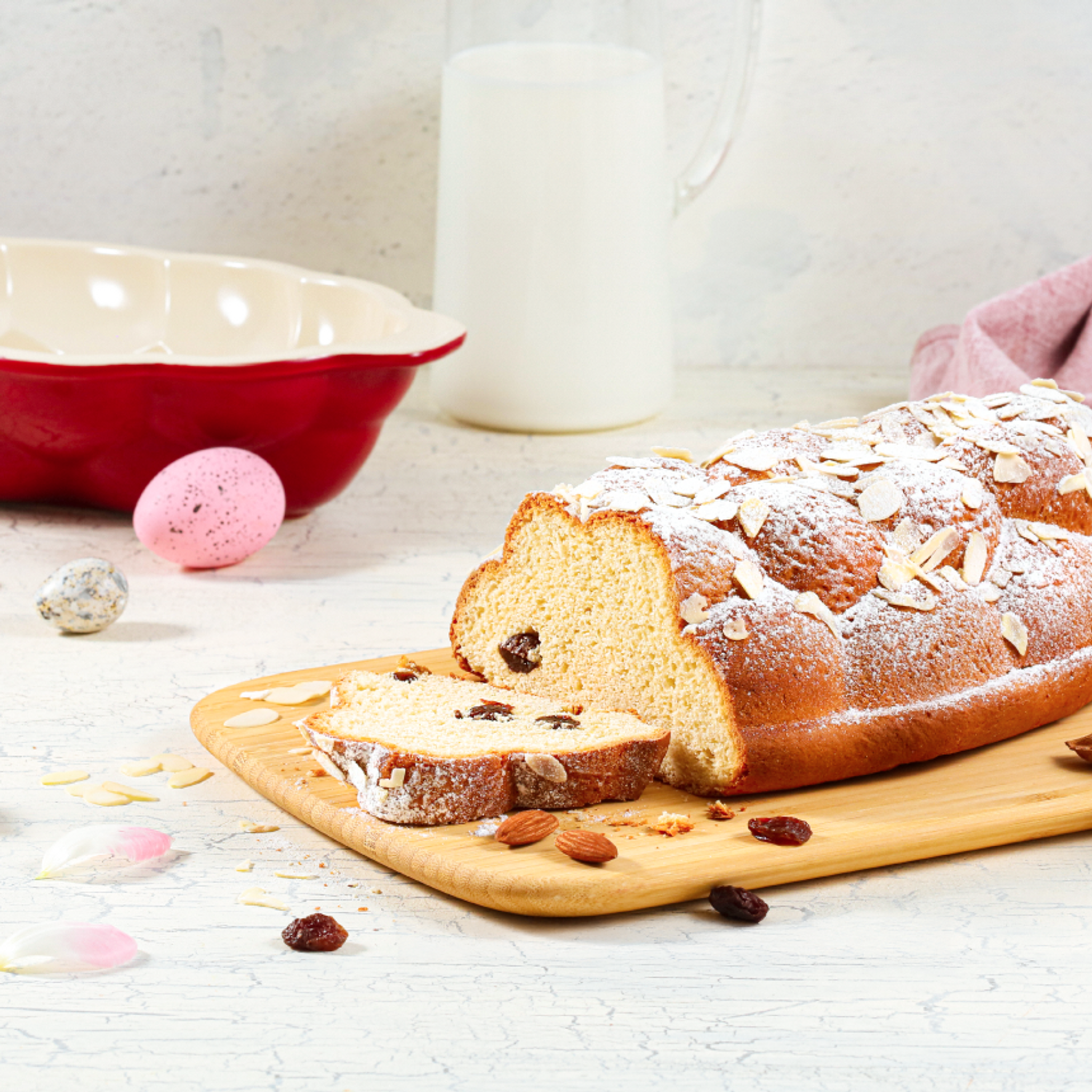 Tökéletes húsvéti fonott kalács fonás nélkül