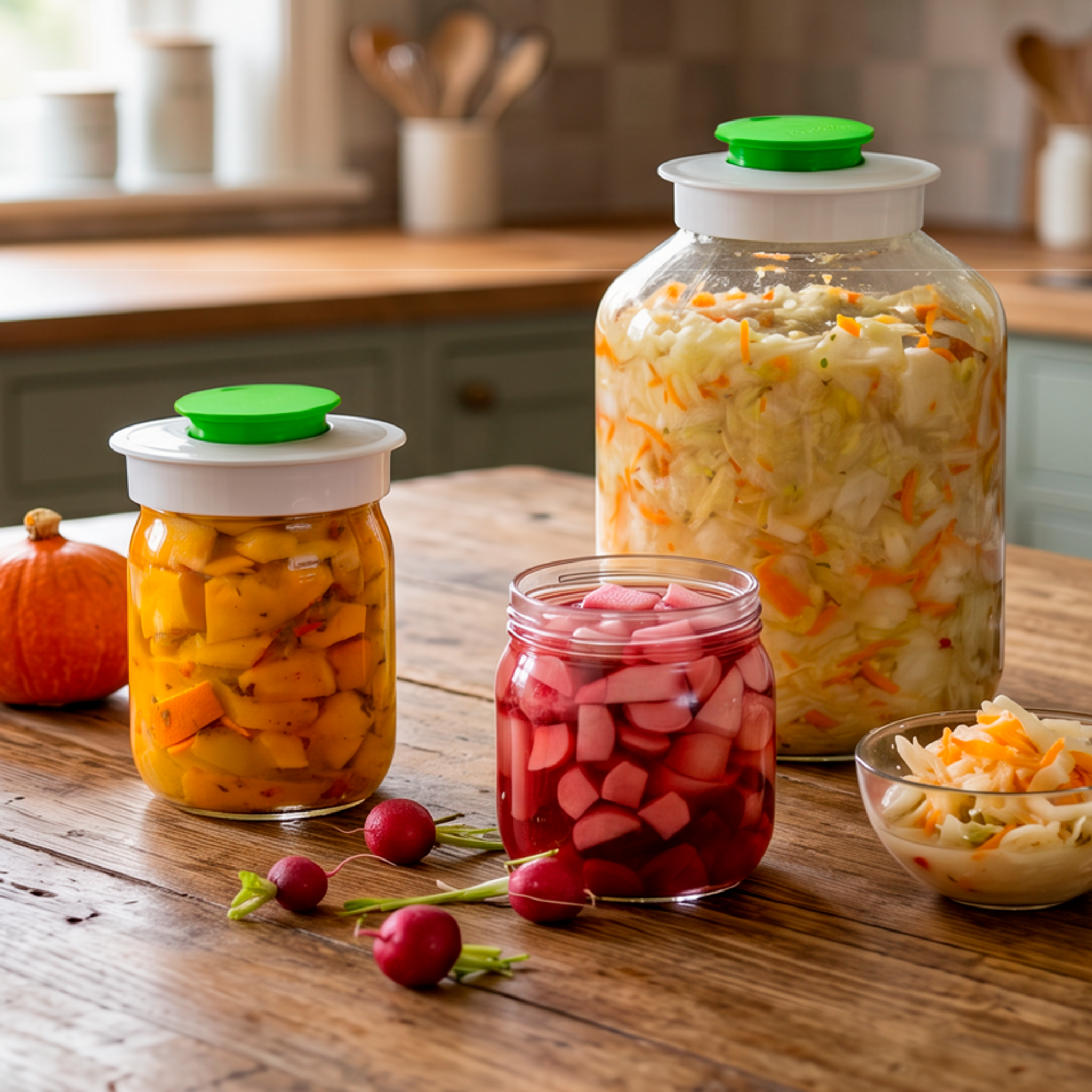 Gurken, Pickles oder ein großer Vorrat an Sauerkraut – mit diesem cleveren Set gelingt's