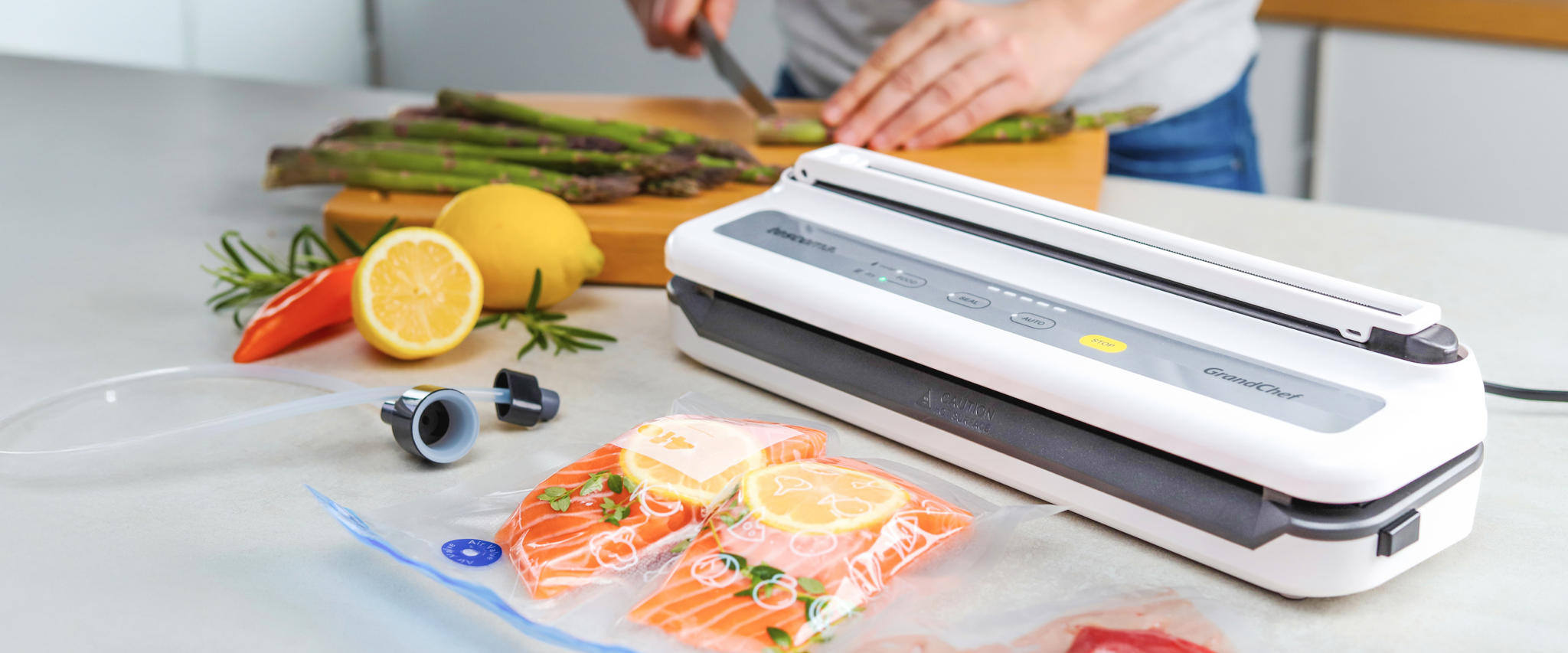 Verlängert Geschmack, Haltbarkeit, mariniert und kann sogar Sous-vide