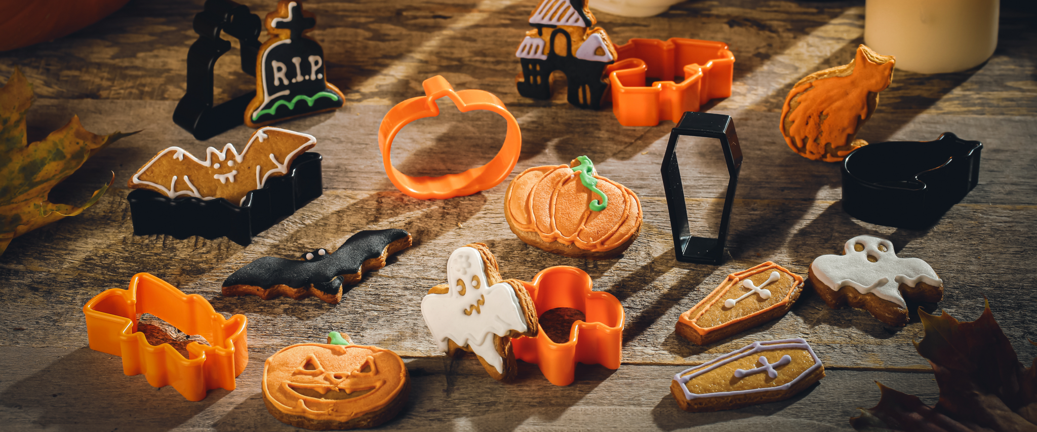 Gruselige Ausstecher für Halloween-Kekse