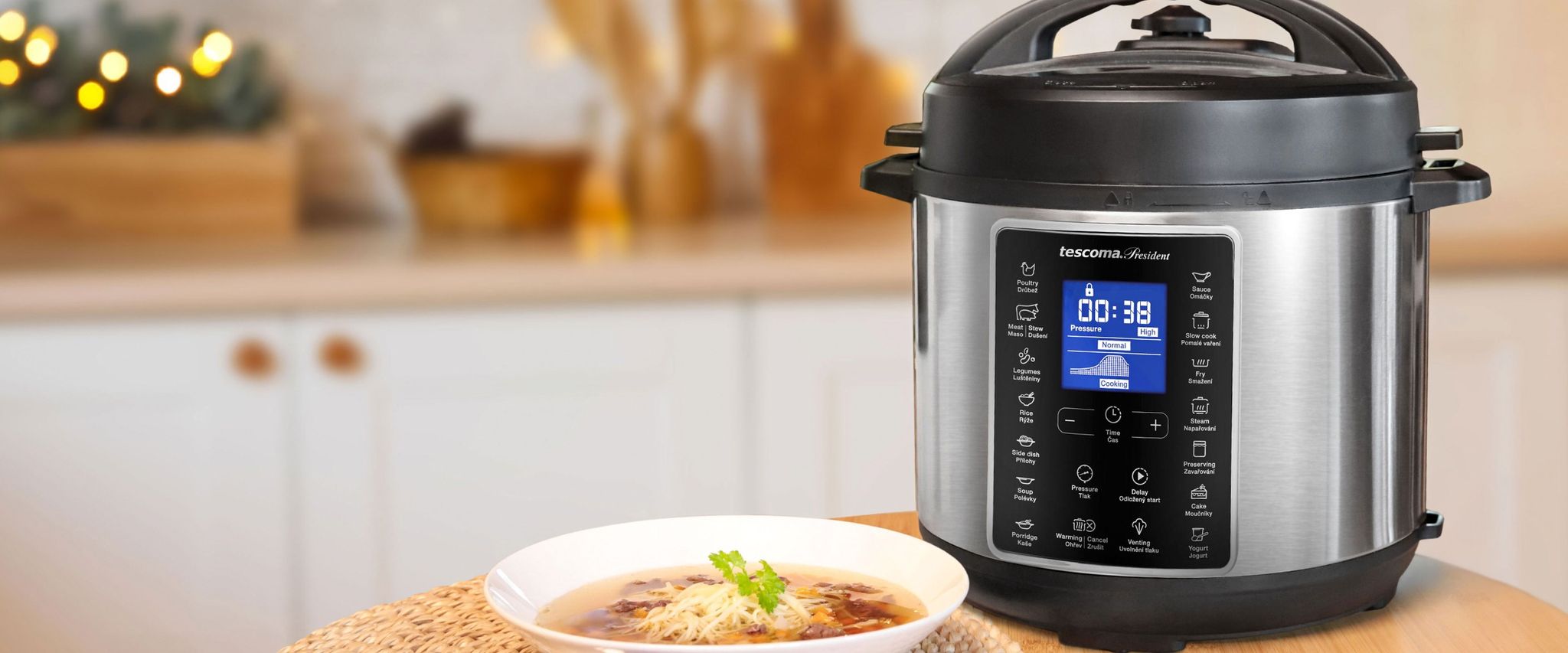 Kocht Fleisch, Gemüse, Brühe - sogar Joghurt!