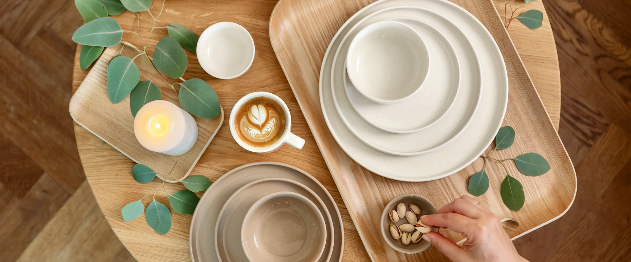 Krémové alebo mocca? Kombinujte oba odtiene!