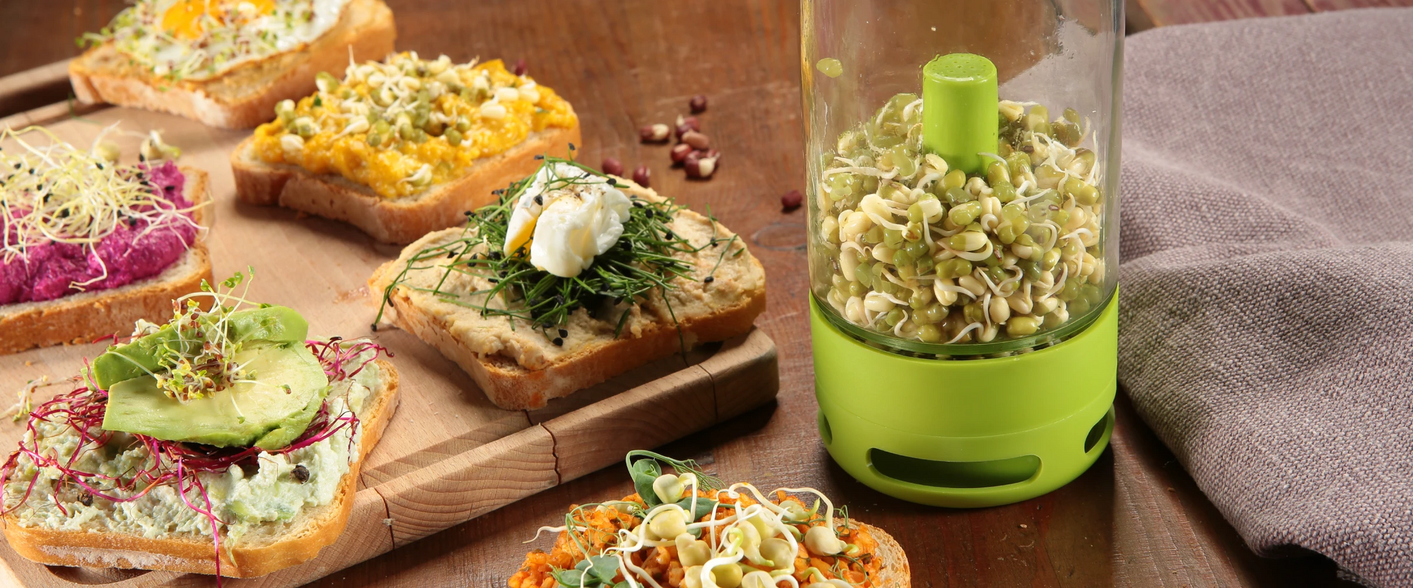 Spoľahlivo naklíči strukoviny, obilniny aj semienka