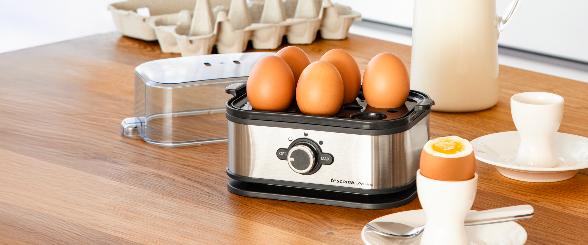 6 Eier weich, mittel oder hart gekocht