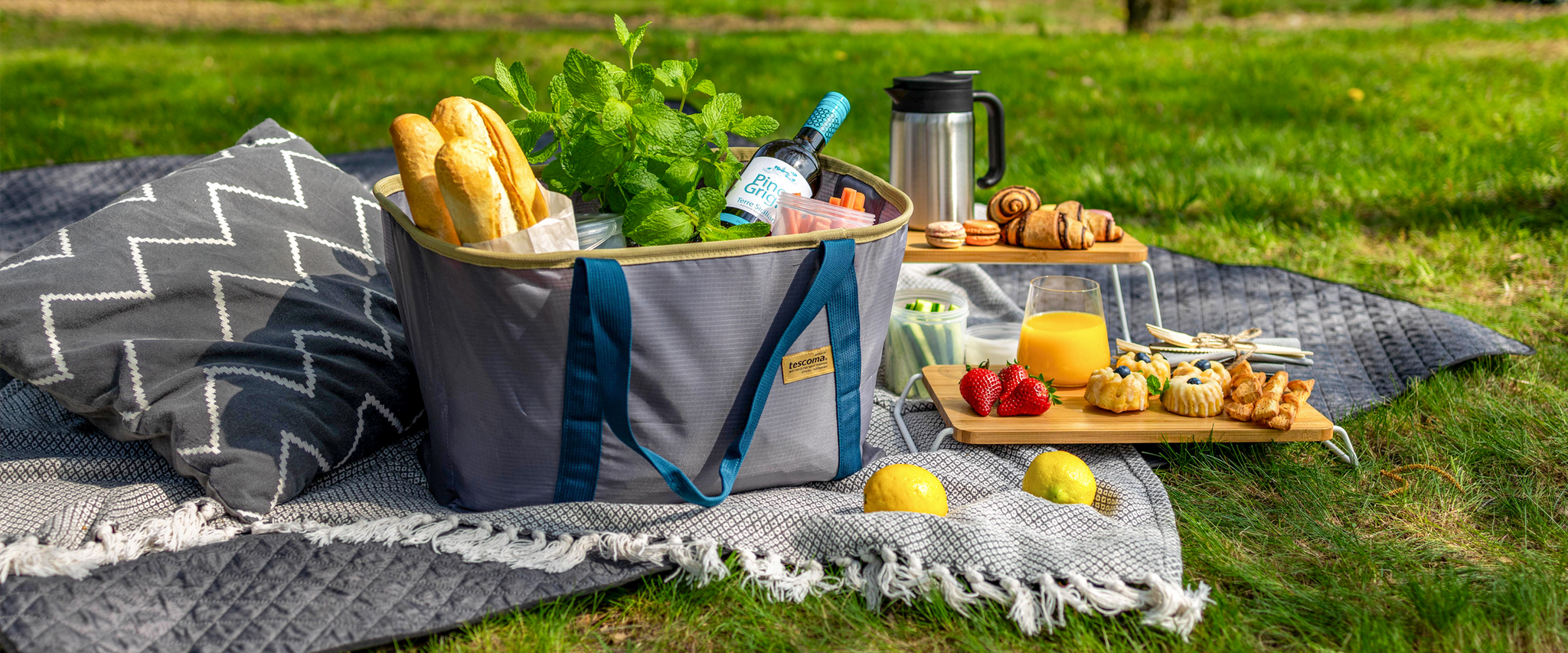 Spesa, spiaggia o picnic