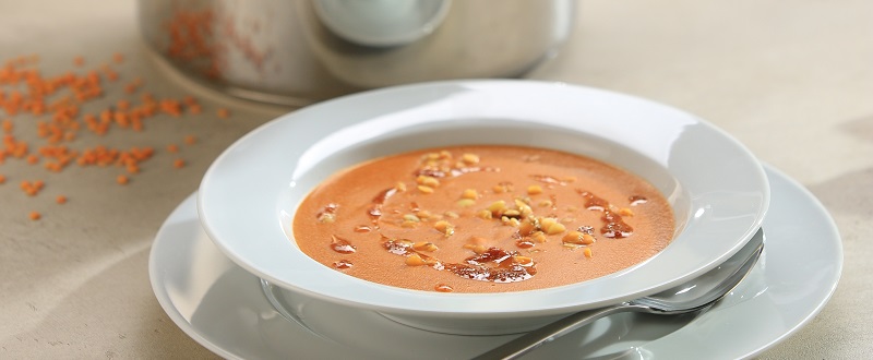 Rajčatová polévka s čočkou - obrázek