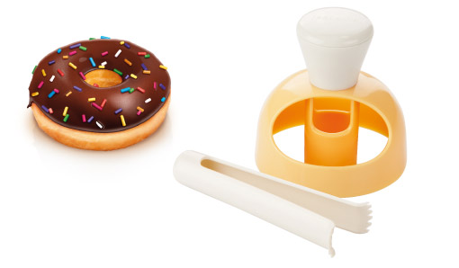 Tvořítko na donuty s namáčecími kleštěmi DELÍCIA - obrázek