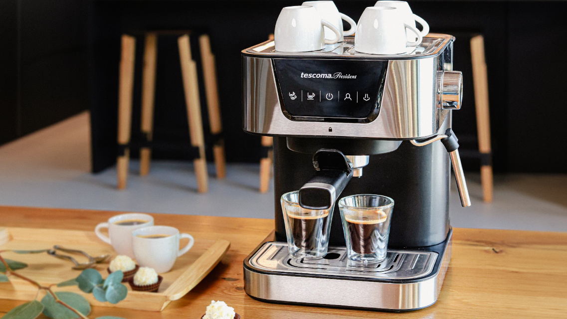 Pákový espresso kávovar PRESIDENT - obrázek