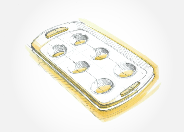 Vykrajovací forma s razítky DELÍCIA, mix tvarů - obrázek