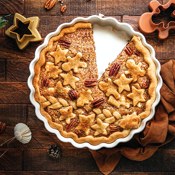 Linecký koláč s pekanovými orechmi - obrázok