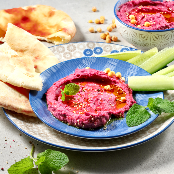 Hummus s řepou - obrázek