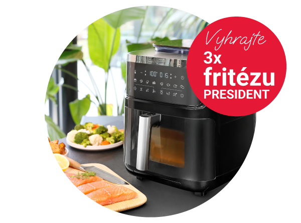 Skvělá horkovzdušná napařovací fritéza PRESIDENT - obrázek