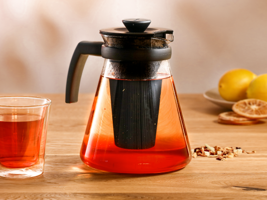 Kanvica TEO TONE 1.7 l, s vylúhovacími sitkami