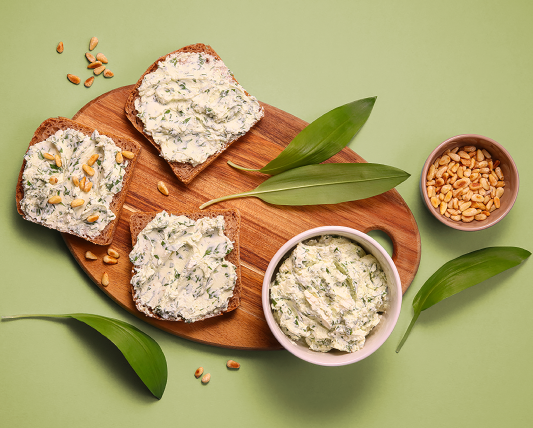 Pomazánka z medvědího česneku-recept