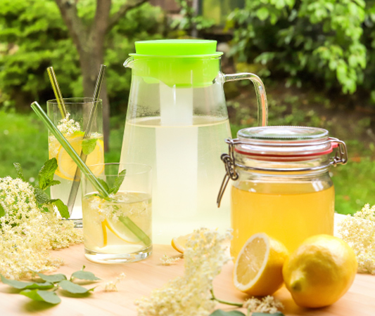 Džbán TEO 2,5 l, s vyluhováním a chlazením, zelená - obrázek