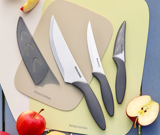 Nůž kuchařský MOVE 17 cm, s ochranným pouzdrem - obrázek