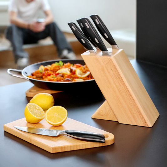 Blok na nože GrandCHEF, s 5 noži-obrázek