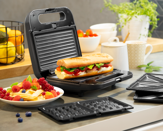 Sendvičovač PRESIDENT 3 v 1 - obrázek