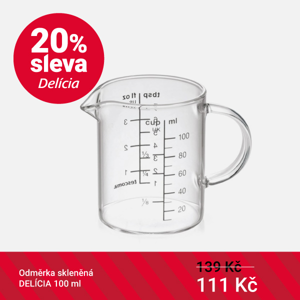 Odměrka skleněná DELÍCIA 100 ml - obrázek